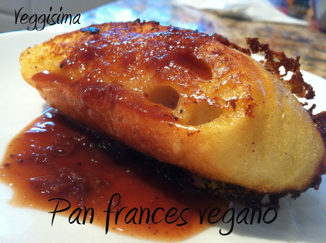 Pan francés vegano