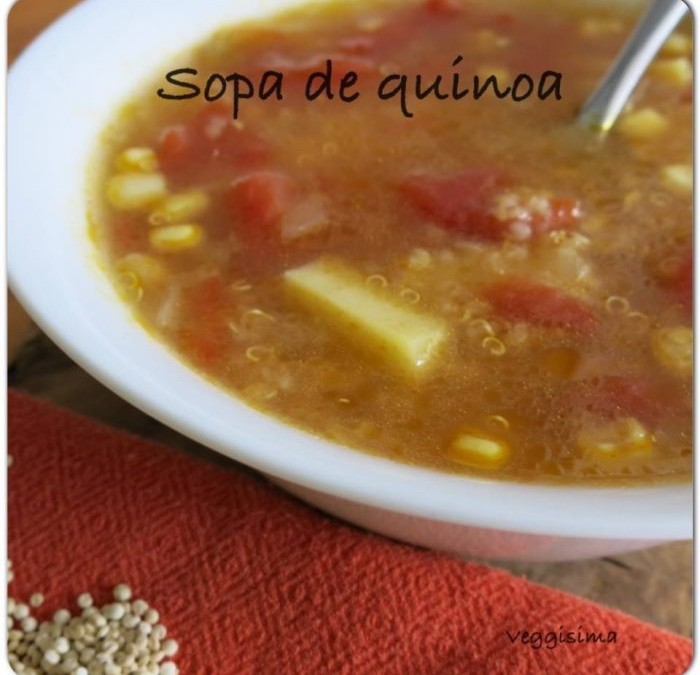 Sopa de quinoa