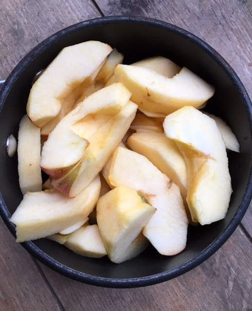 receta de puré de manzana casero,puré de manzana,receta vegana,manzanas,como hacer puré de manzana,pure de manzana